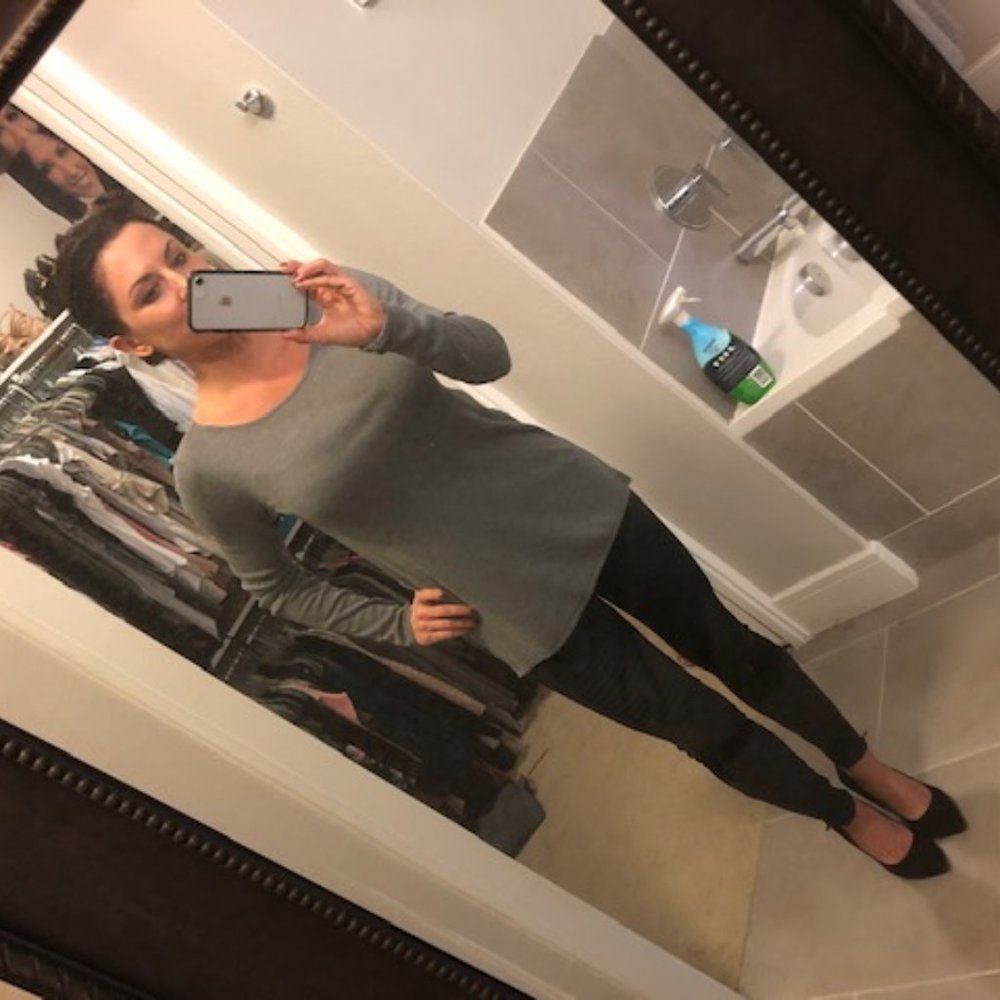 Gray Long-Sleeved GAP Shirt